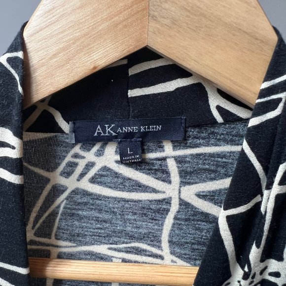 Anne Klein Faux Wrap Dress - Size L - Picture 3 of 4